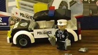 Lego совместимый конструктор Ausini, Патруль полиции Арт. 23303. Обзор и сборка