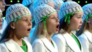 Младший хор девочек Нарвской хоровой школы - Ходила младшенька ("ТВой вечер", 19/05/2017)