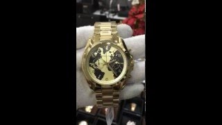 Michael Kors Watch Hunger Stop Oversized 100 Bradshaw Gold-Tone Watch MK6272