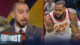 Nick Wright on the origin of LeBron James' frustration with Isaiah Thomas | FIRST THINGS FIRST