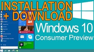 ||| Windows 10 Consumer Preview Installation ||| VirtalBox - Tutorial || Windows 10 #01