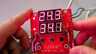 Настройка терморегулятора для инкубатора Lilytech ZL-7811 (температура и влажность)