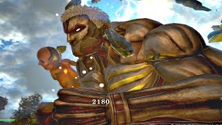 ATTACK ON TITAN 2 - Reiner ARMORED TITAN Gameplay & Female Titan Boss Fight (PS4 PRO)