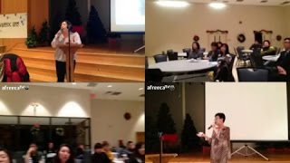 망치부인 미국 워싱턴 초청 강연(전반전 2014. 12. 11) 세월호를 통해 바라본 한국 정치 "진보는 지면서 이기는 법을 배워라"