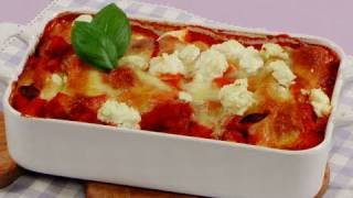 Rezept: Cannelloni -- mit Hackfleisch und Chili in Kürbis-Tomaten-Soße