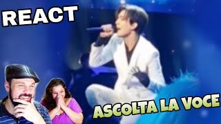 VOCAL COACHES REACTS: DIMASH - ASCOLTA LA VOCE