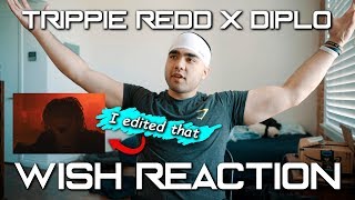 REACTING TO MY FIRST BIG MUSIC VIDEO | Diplo x Trippie Redd - Wish