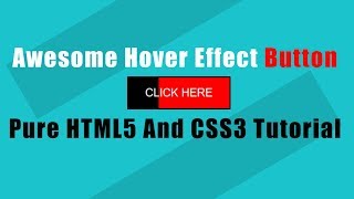 Super simple button hover effect with CSS/HTML