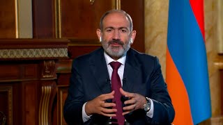 Премьер-министр Никол Пашинян дал интервью гендиректору МИА "Россия сегодня" Дмитрию Киселеву