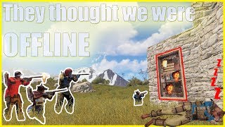 THEY THOUGHT WE WERE OFFLINE | Vanilla Rust