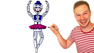 Drawing Ballora from FNaF Sister Location All Characters Preview