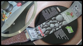 Обзор сковороды с ГРАНИТНЫМ покрытием, гранитная крошка