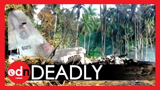 Philippines military plane DEADLY CRASH leaves more than dozen dead