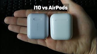 Сравнение i10 TWS vs Apple AirPods