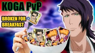 176% Attack Koga Kuchiki PvP - We eatin' BroKens - Bleach Brave Souls