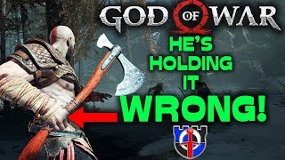 Kratos' God of War axe and combat compared to reality