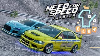 NEED FOR SPEED PAYBACK - RACHA - MITSUBISHI LANCER EVOLUTION IX vs AUDI R8 V10 plus