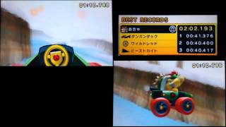 マリオカート7　TA　DS　DKスノーマウンテン[02:02.193]（ジャイロ）