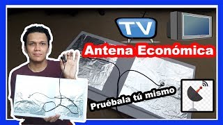 Como Hacer Una Antena Muy Económica Con Papel Aluminio Rápido Y Fácilmente Antena HDTV