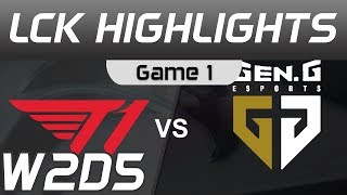 T1 vs GEN Highlights Game 1 LCK Spring 2020 W2D5 T1 vs Gen G LCK Highlights 2020 by Onivia