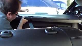 How to remove the rear deck On a 2014 Corolla S