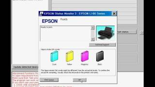 Epson L100, L200, L800 etc. printers Ink Reset.  FREE Ink levels reset!