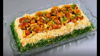 Салат "Веселые Опята"! Вкусный салат с грибами