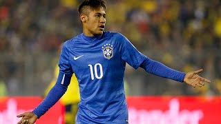 Neymar Banned 4 Matches Red Card vs Colombia ( Brazil vs Colombia 0-1 2015 )