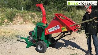 Broyeur de végétaux et de branches BRF125THR GARDEN PRO