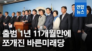 유승민계 8명 집단 탈당…"바른미래, 국민의 마음 얻지 못해" / 연합뉴스 (Yonhapnews)