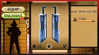 Shadow Fight 2 New Dual Titan's Electro Sword
