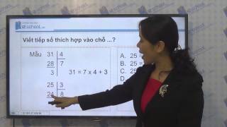 [Toán tiểu học][Toán 3, Toán lớp 3] - Phép chia hết và phép chia có dư - [Lika-K12school]