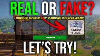 Fortnite V-Bucks Generator REAL or FAKE? Let's try it!