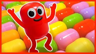 Живая капсула. Мультик. 100 КИНДЕР СЮРПРИЗОВ. 100 Surprise Eggs. Kinder Surprise.