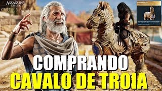 ASSASSIN'S CREED ODYSSEY - MONTARIA LENDÁRIA - CAVALO DE TROIA || ESPADA CRISAOR LENDÁRIA!