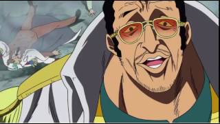 Marine und Whitebeard Piraten reagieren auf Ruffy Königshaki DEUTSCH