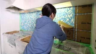 UR賃貸住宅 DIY実例をご紹介！第４弾 キッチンの壁をタイルに貼替え！