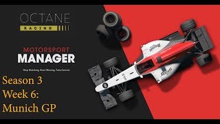Motorsport Manager - Octane Racing - Season 3 Week 6 - Munich GP