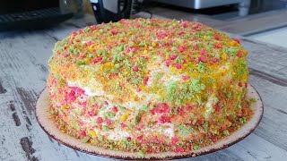Шикарный и Очень Вкусный  Торт Светофорный Бархат.