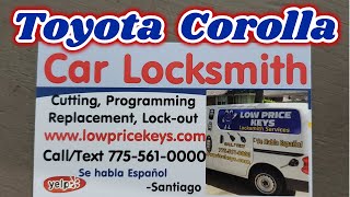 Locksmith Reno 2016 Toyota Corolla Flip Key | LowPriceKeys.com