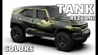 Rezvani Tank - All Available Colors