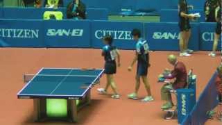 全日本卓球 XD 吉村真晴、石川佳純 vs 河辺隆希、佐用恵実 2013.1.16