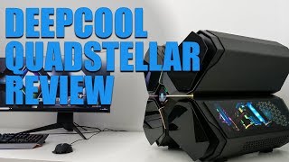 Deepcool Quadstellar Chassis Review. A case with a brain!