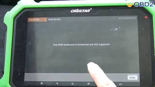 OBDSTAR X300 DP Plus MQB Odometer Correction for Audi A3 2014