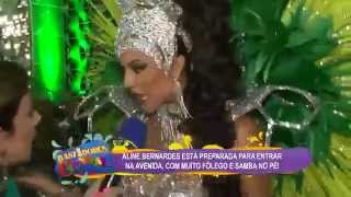 Aline Bernardes sobre corpo  'Genética ajuda, né '