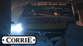 Coronation Street - Tyrone Crashes Into Gail's House