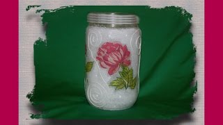 Ваза своими руками из того, что есть в доме! Мастер класс! hand-made