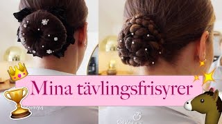 HUR JAG SÄTTER UPP MITT HÅR INFÖR TÄVLING (två varianter!)