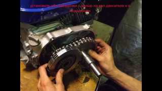 Установка редуктора на двигатель LIFAN 168F-2
