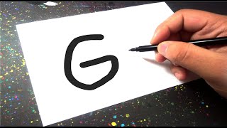 G HARFİNDEN ASLAN NASIL ÇİZİLİR? - (ÇOK KOLAY !) #ForKids